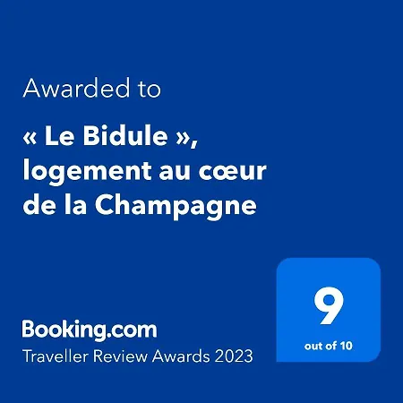 « le Bidule », Au Coeur De La Champagne Lejlighed